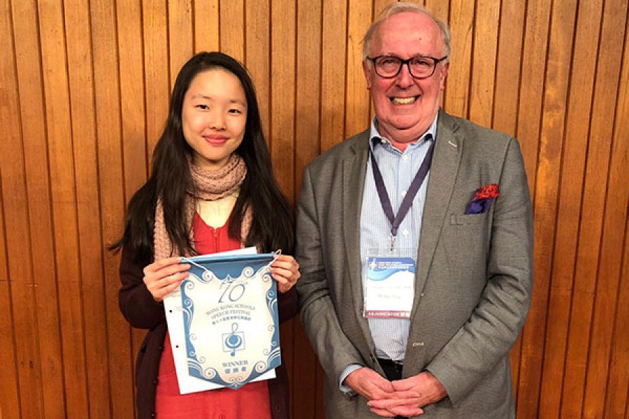 Training for the Hong Kong Schools Speech Festival